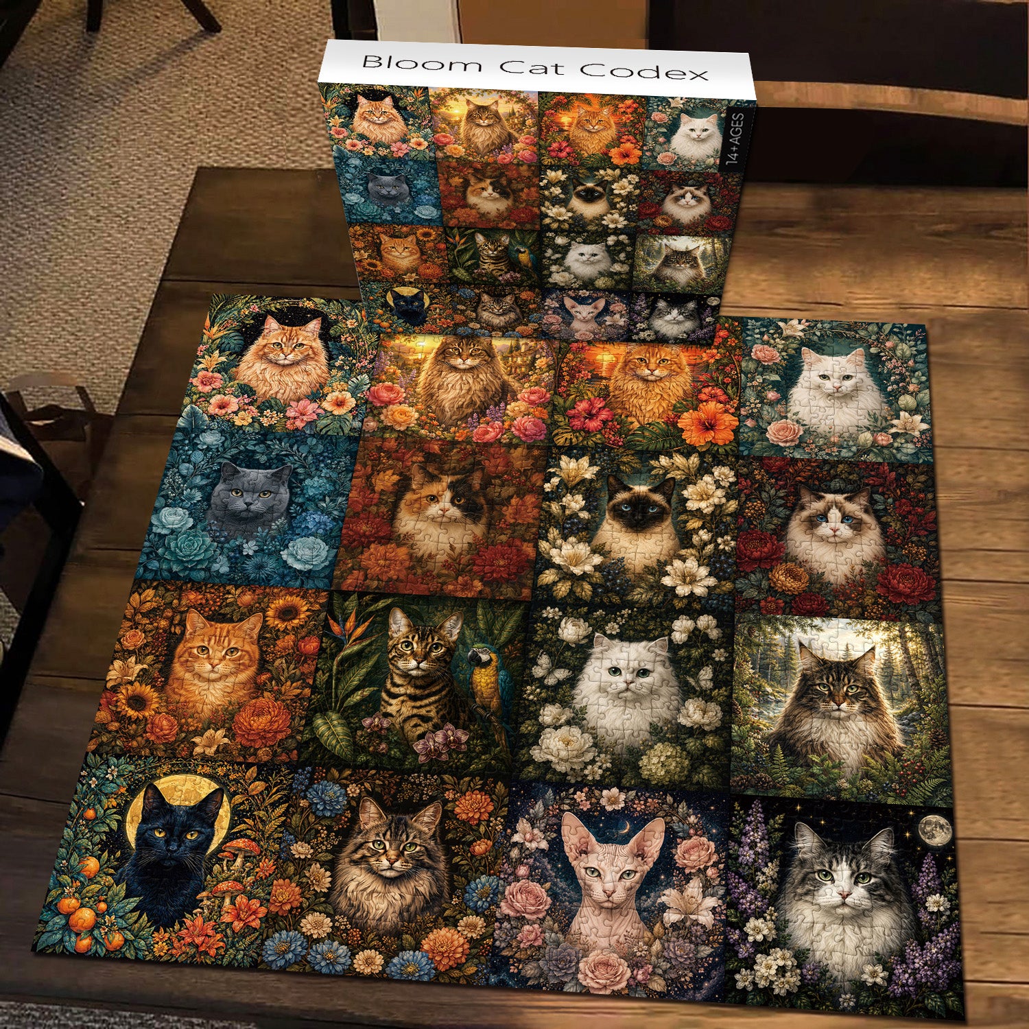 Bloom Cat Codex Puzzle 1000 Teile