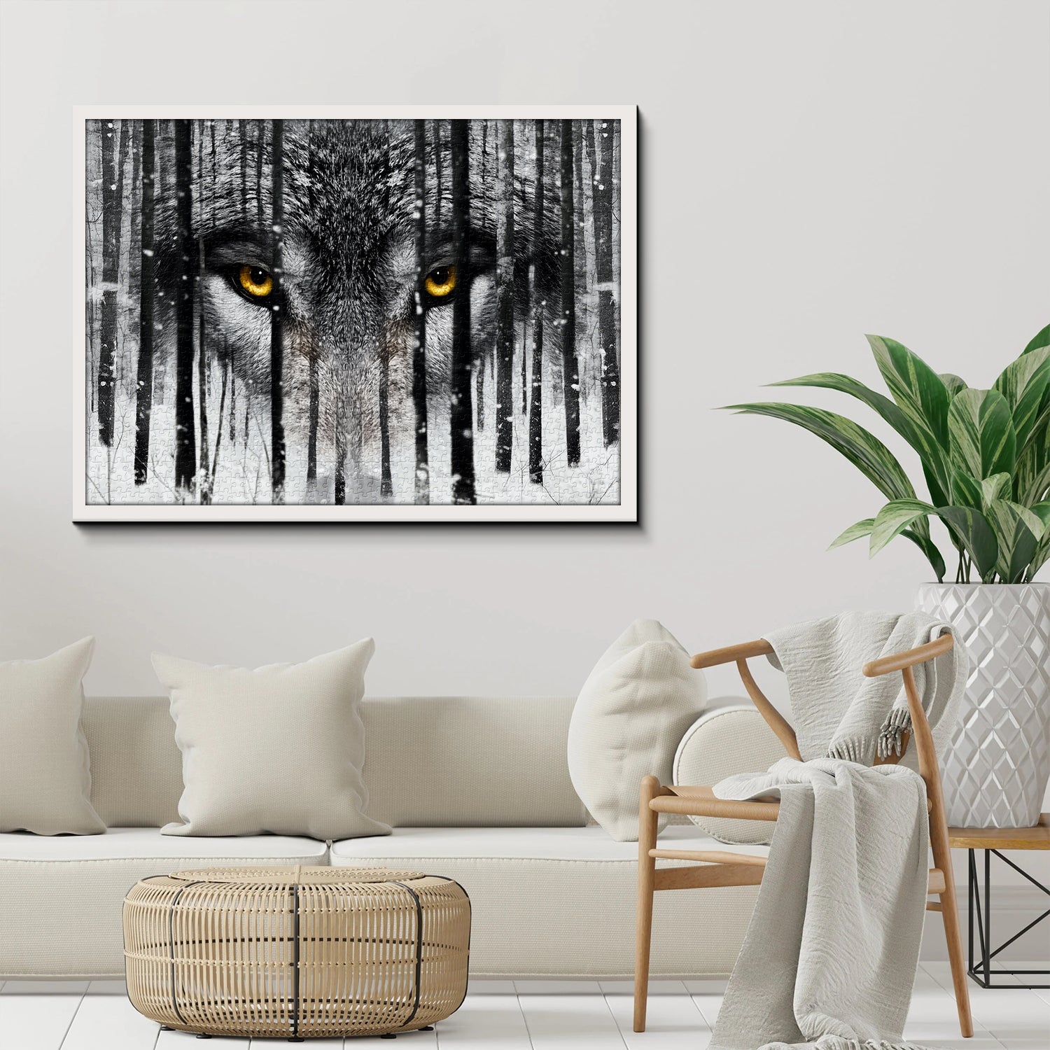 Snowwood Wolf Gaze Jigsaw Puzzle 1000 Pieces