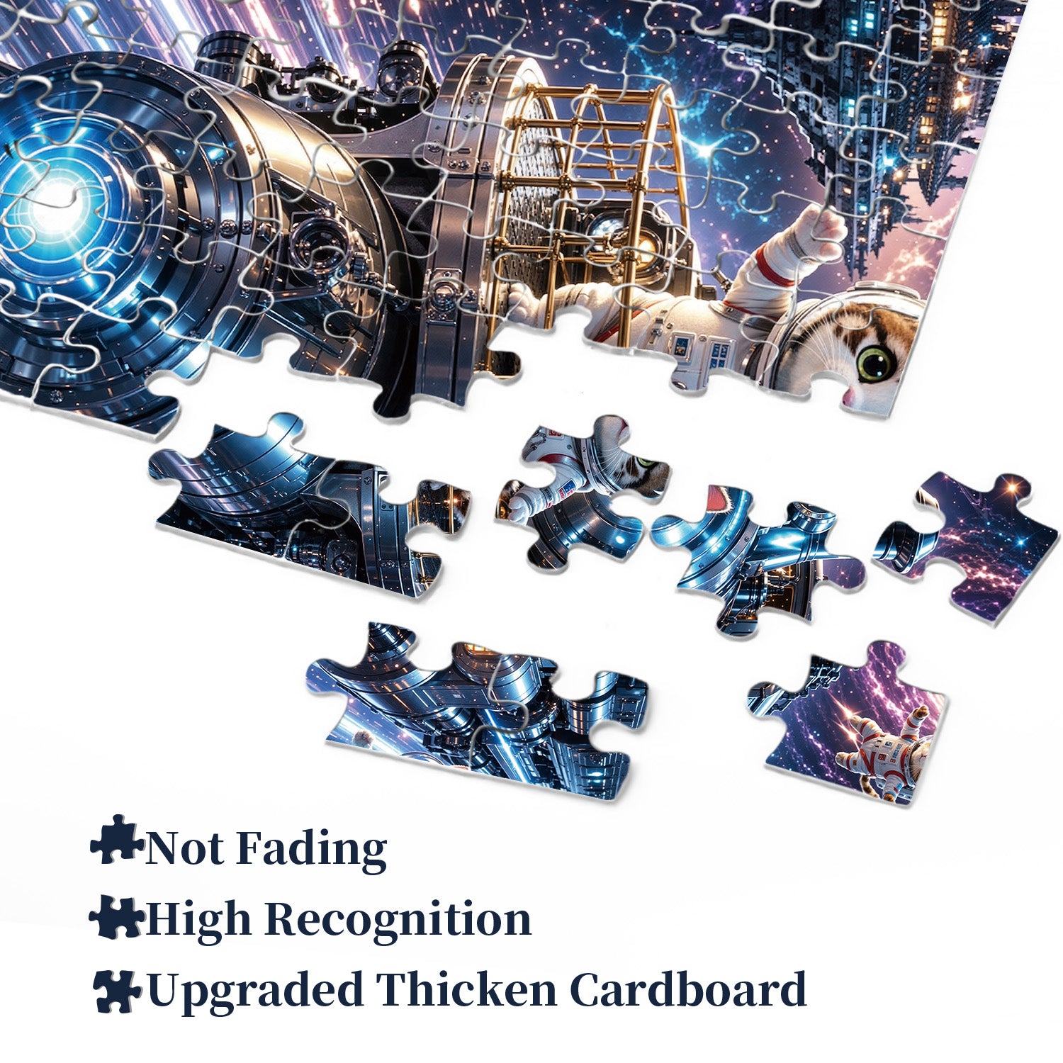 Kosmische Katze Puzzle 1000 Teile