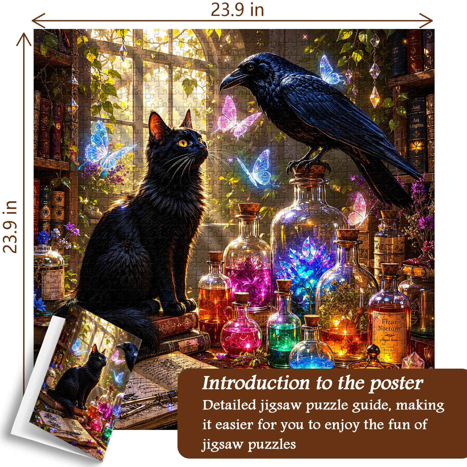 Magical Forest Study Jigsaw Puzzle 1000 Pieces