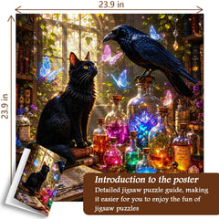 Magical Forest Study Jigsaw Puzzle 1000 Pieces