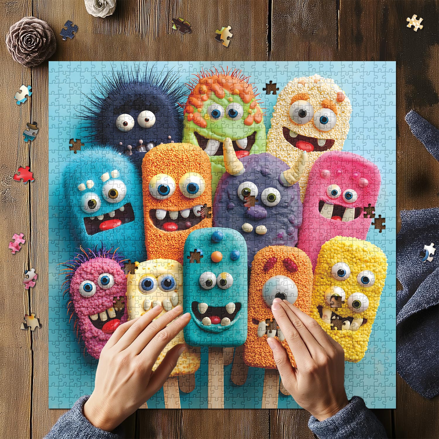 Monster Pops Party Puzzle 1000 Teile