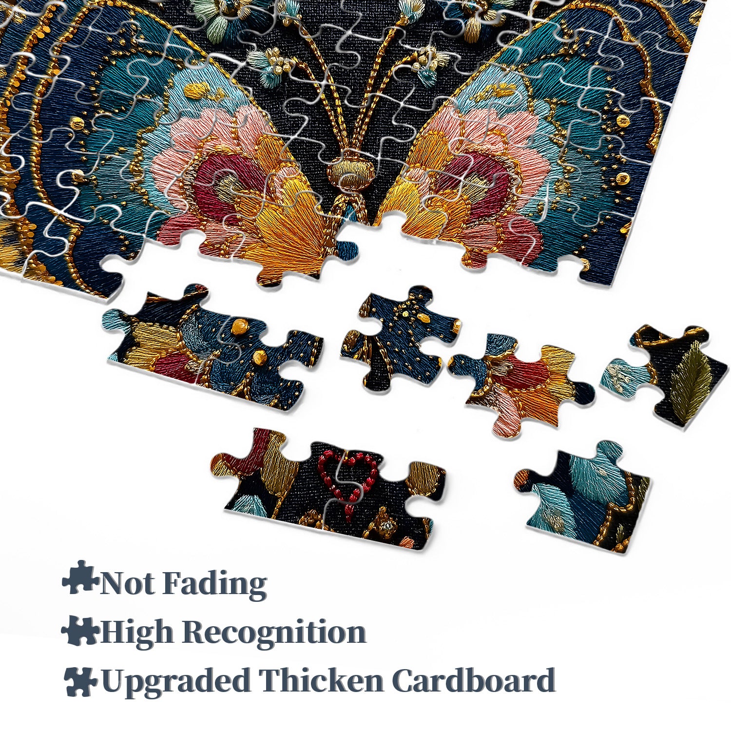 Blumen-Schmetterlings-Puzzle 1000 Teile