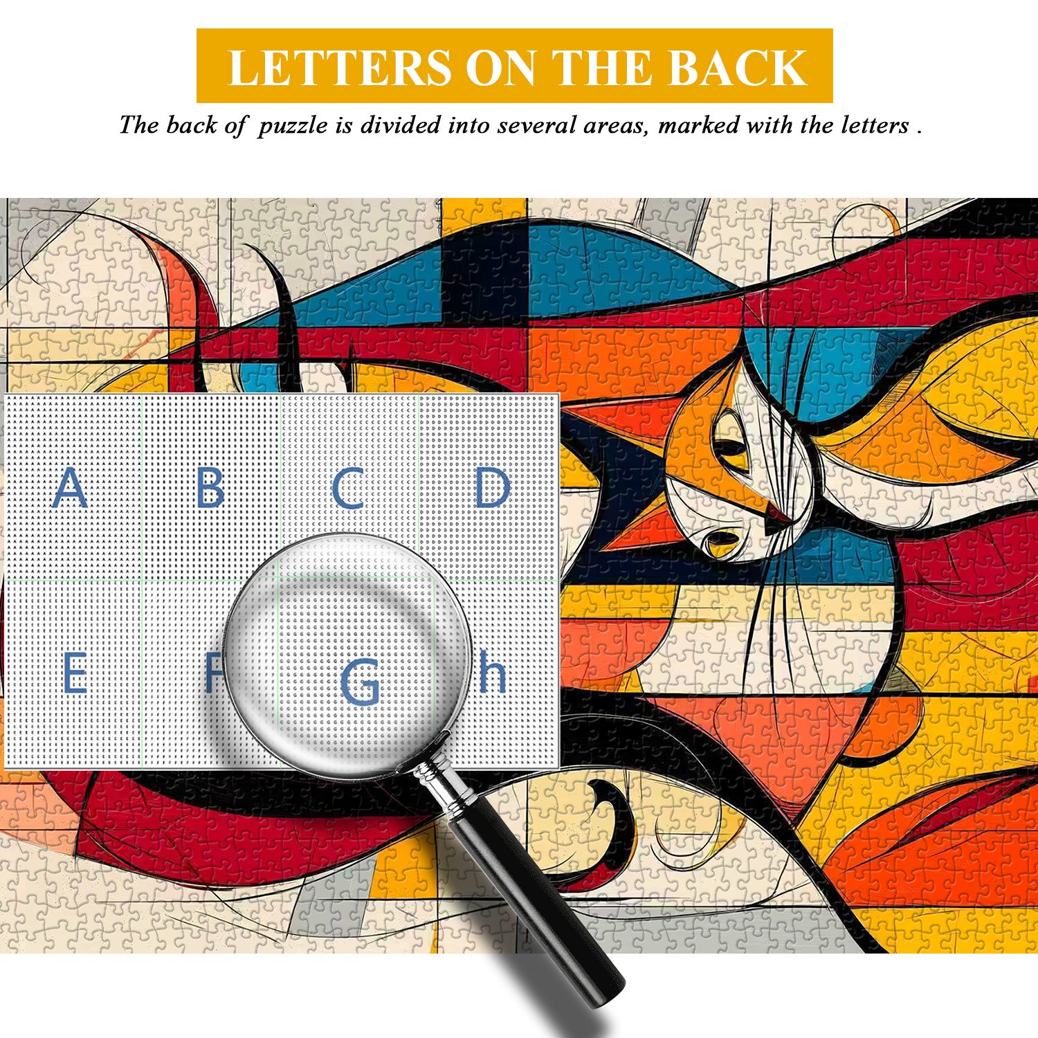 Puzzle mit geometrischem Rhythmus, 1000 Teile