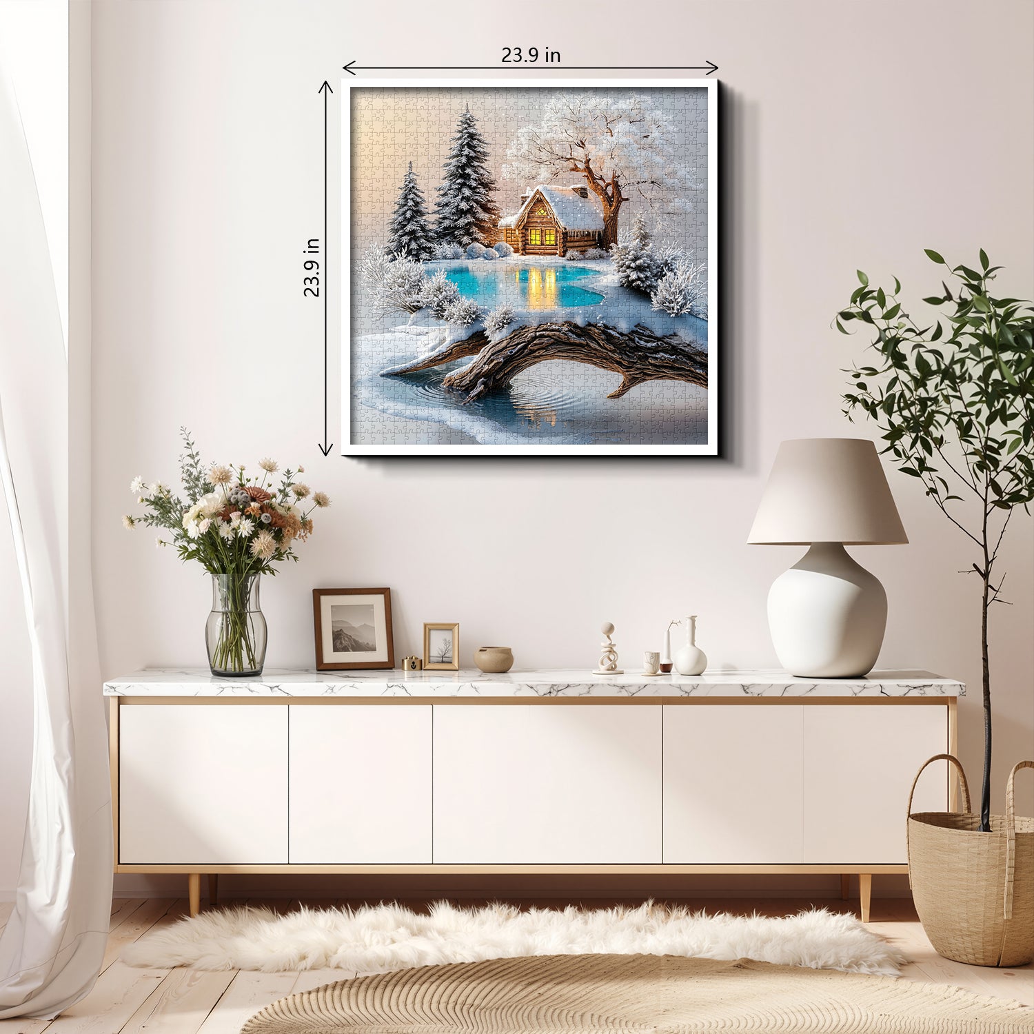 Winter's Secret Realm Puzzle 1000 Teile