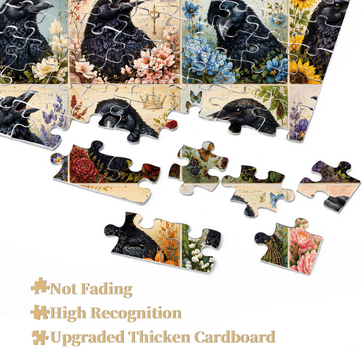 Garden Raven Art Jigsaw Puzzle 1000 Pieces