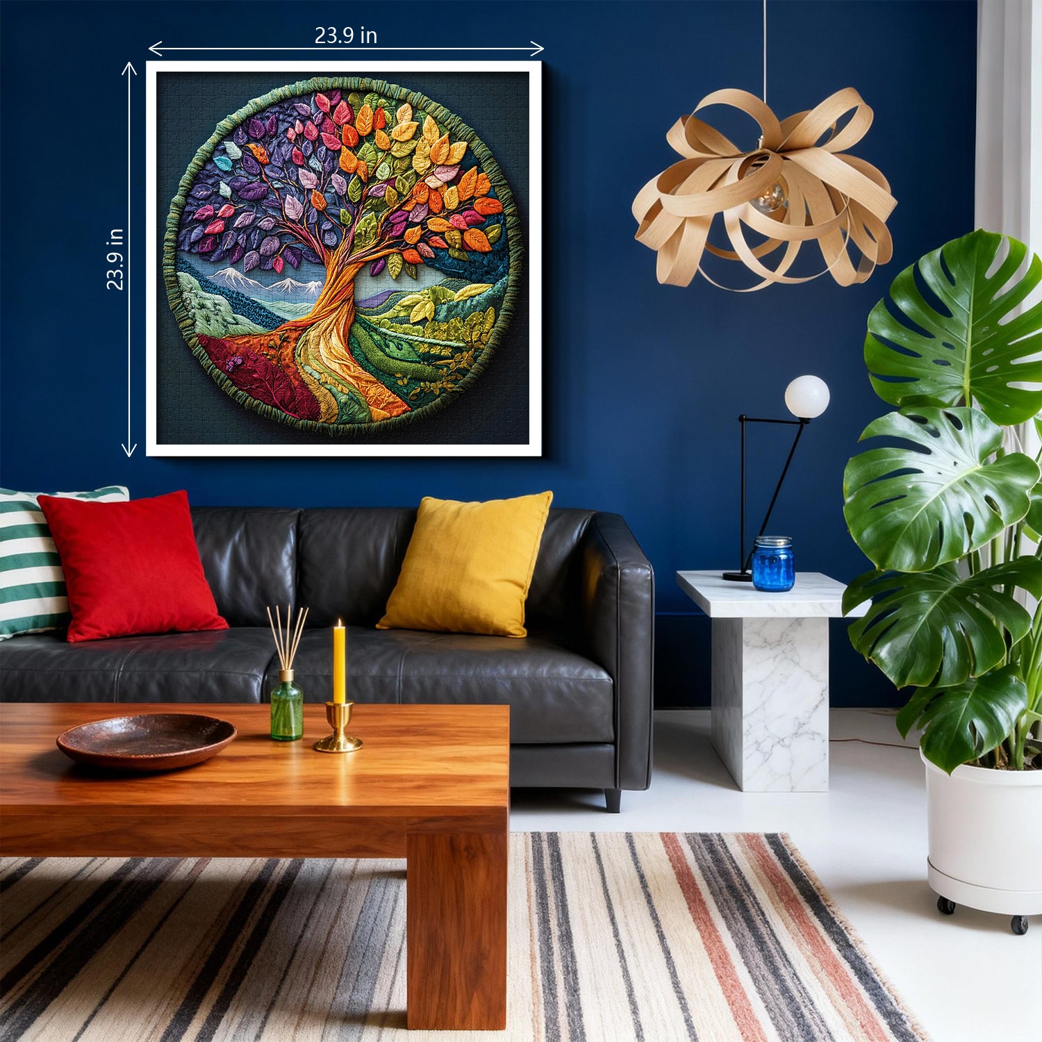 Quilted Life Tree Jigsaw Puzzle 1000 Pieces