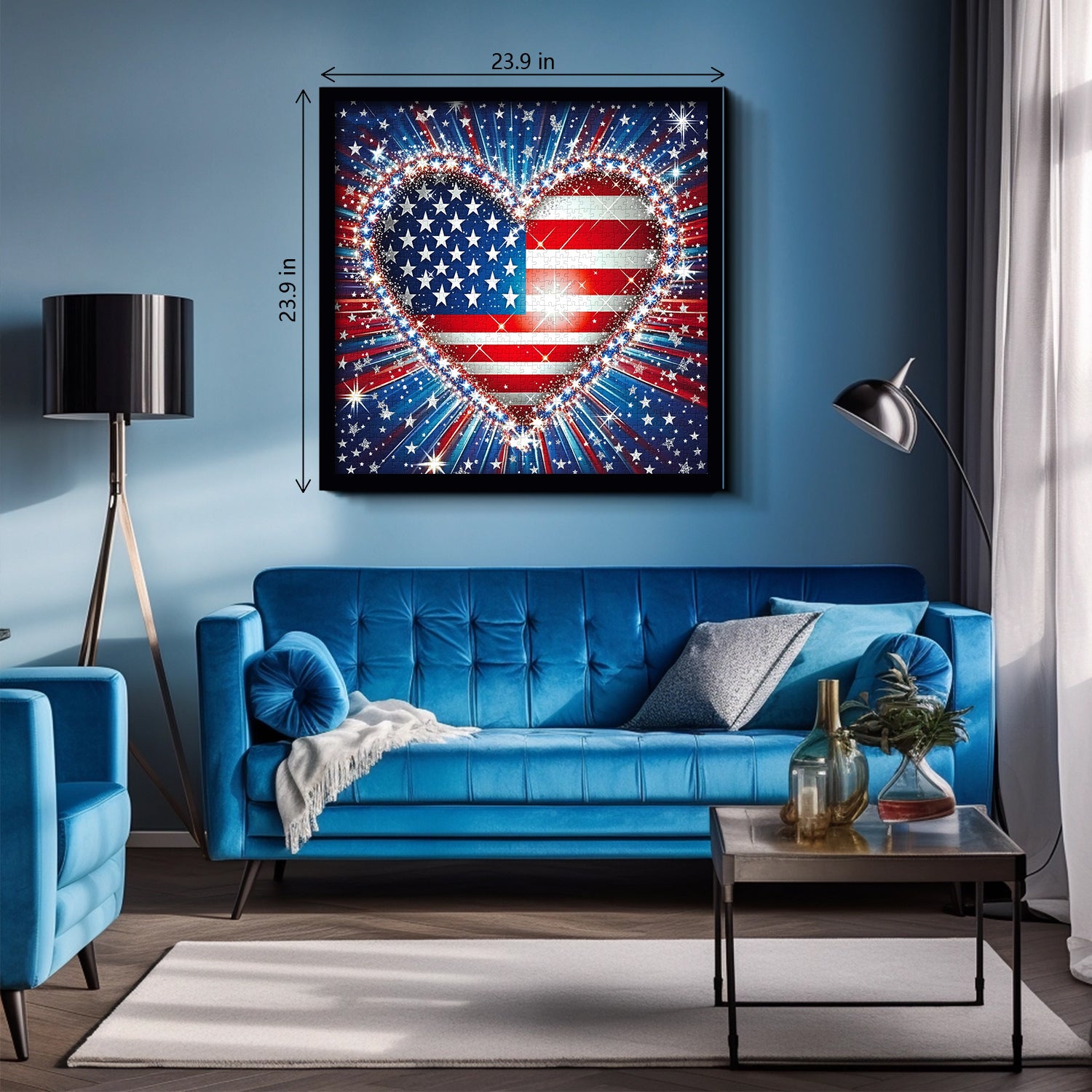 Patriot-Herz-Puzzle, 1000 Teile