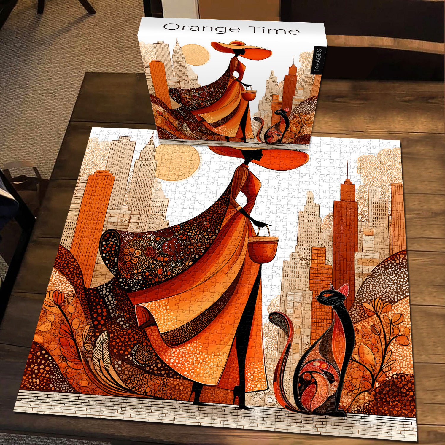 Orange Time Puzzle 1000 Teile