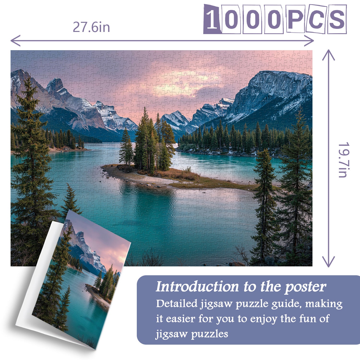 See trifft Berg-Puzzle 1000 Teile