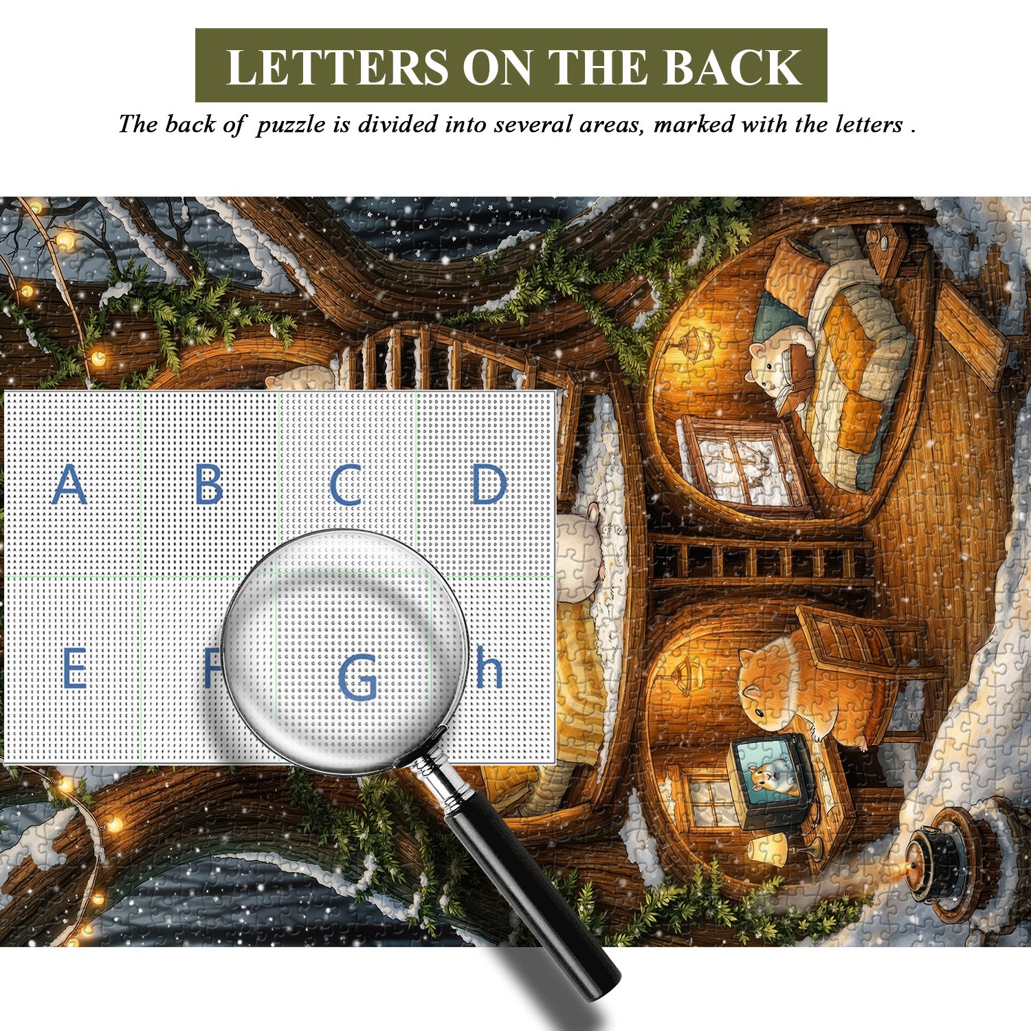 Gemütliches Mäusehütten-Puzzle, 1000 Teile