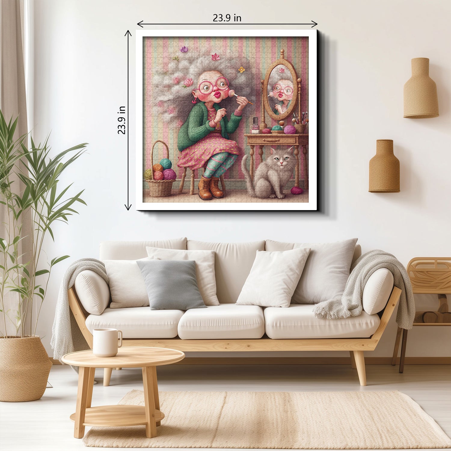 Blumiges Oma-Puzzle 1000 Teile