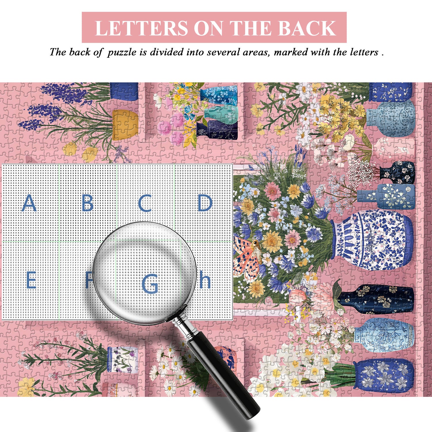 Blumenfenstergarten-Puzzle 1000 Teile