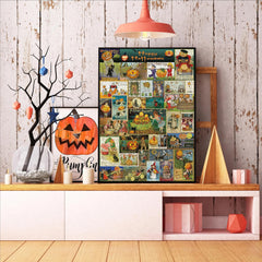 Halloween-Karten-Puzzle 1000 Teile