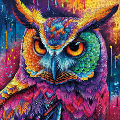 Colorful Owls Jigsaw Puzzle 1000 Pieces