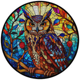 Stained Glass Owl Jigsaw Puzzle 1000 Pieces