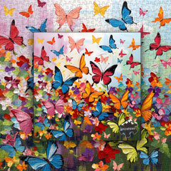 Butterfly Garden Jigsaw Puzzles 1000 Pieces