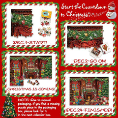 Christmas Delight Advent Calendar Jigsaw Puzzle 1000 Pieces