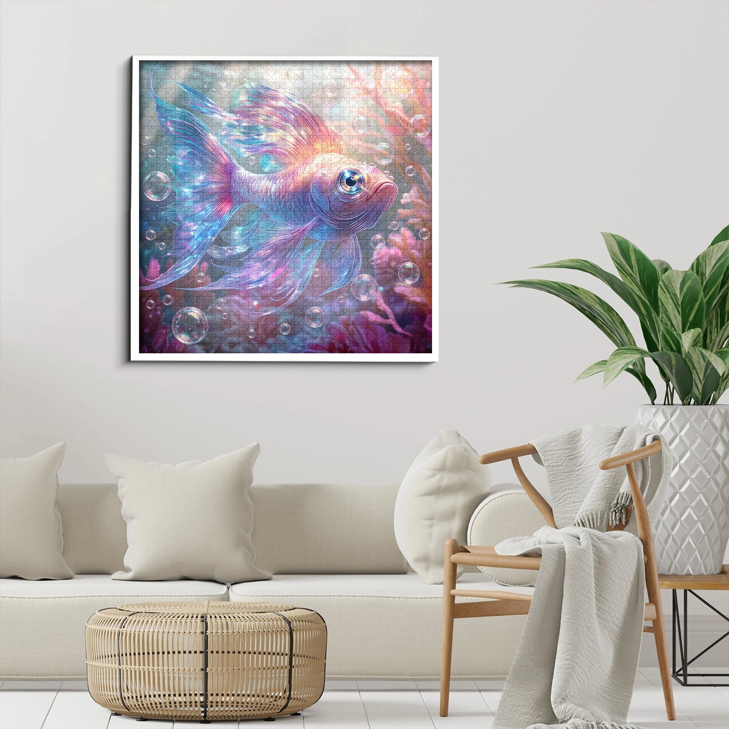 Iridescent Fish Jigsaw Puzzle 1000 Pieces