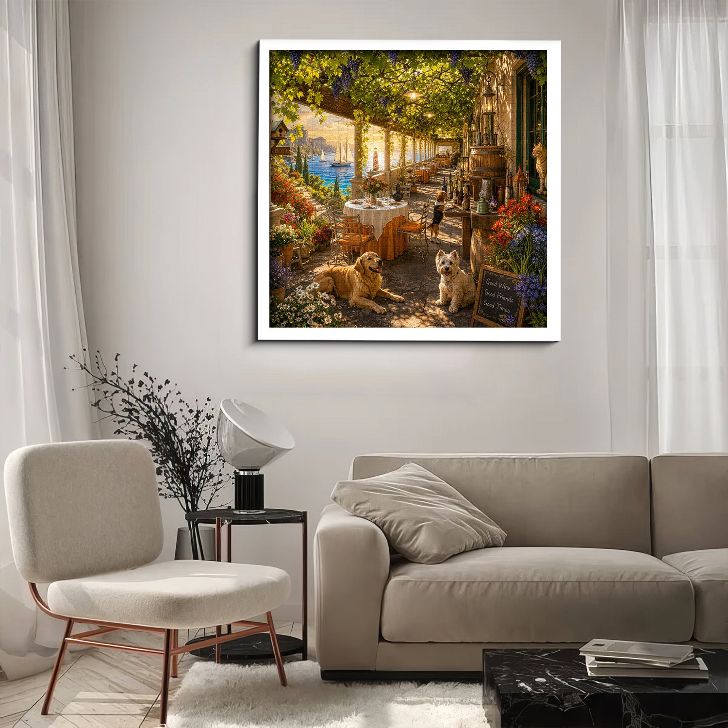 Sunset Vine Terrace Puzzle 1000 Teile
