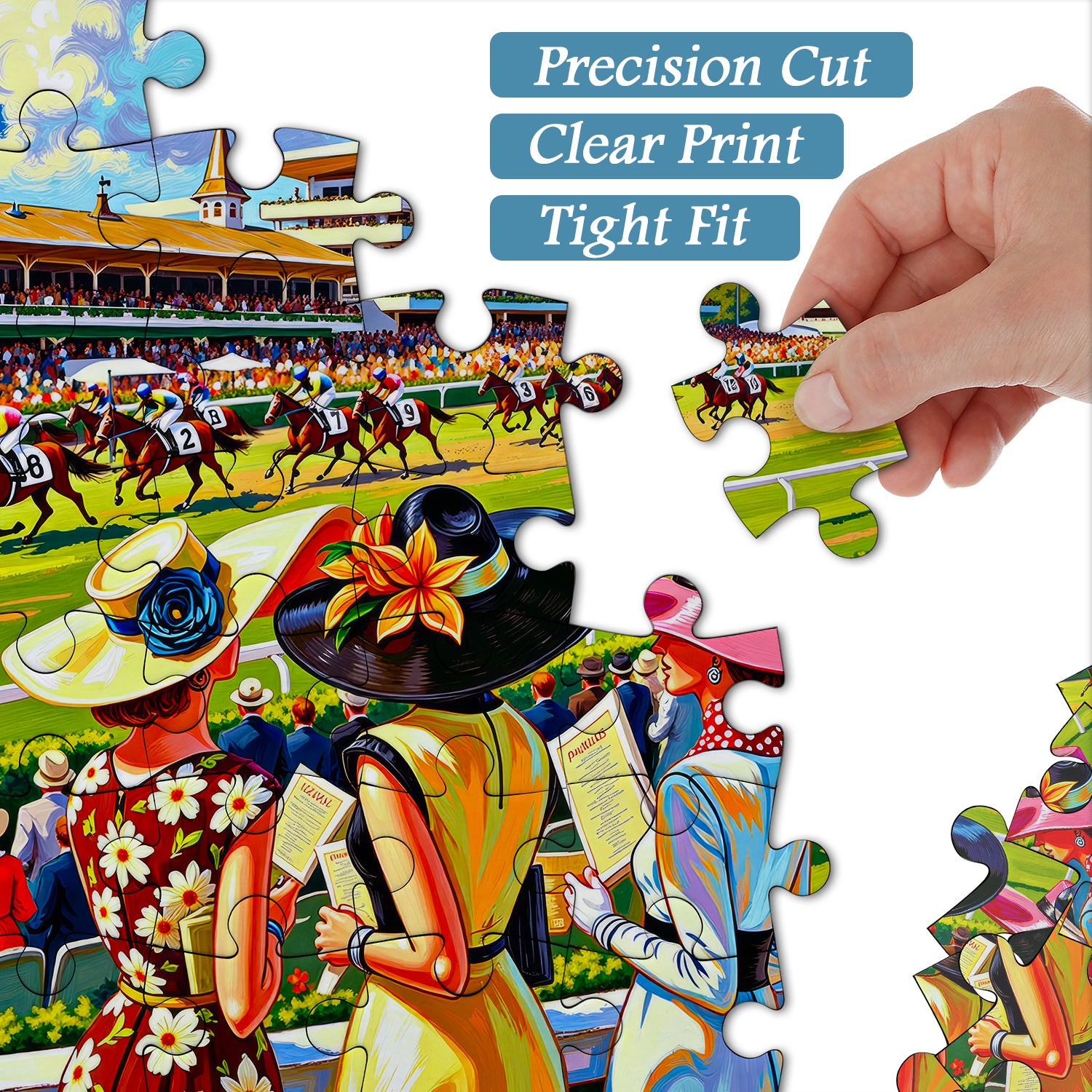 Pferderennen-Event-Puzzle 1000 Teile