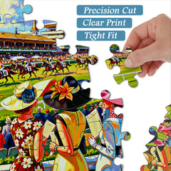 Pferderennen-Event-Puzzle 1000 Teile