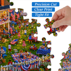 Land of the Free BBQ Jigsaw Puzzle 1000 Pieces