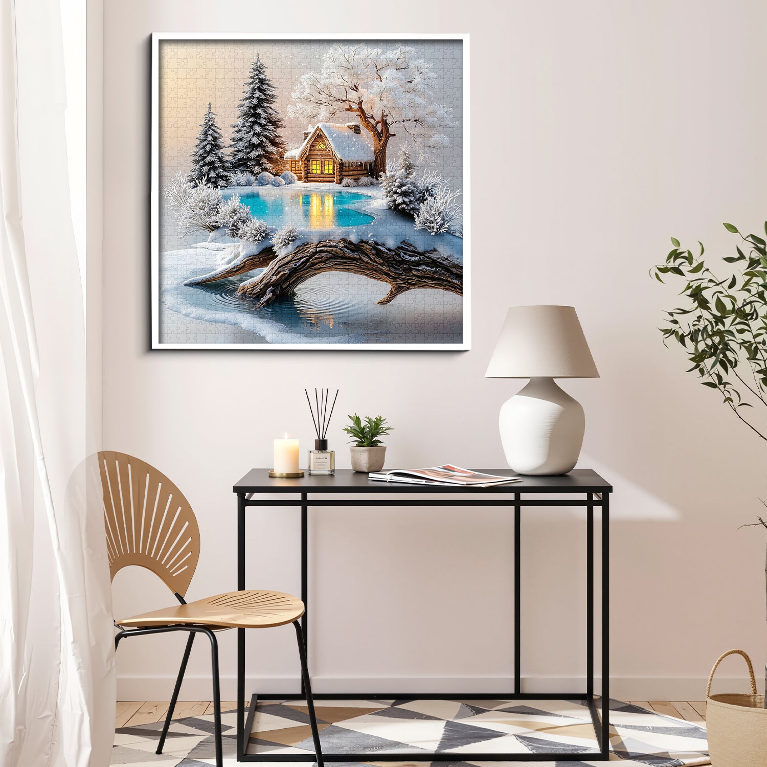 Winter's Secret Realm Puzzle 1000 Teile