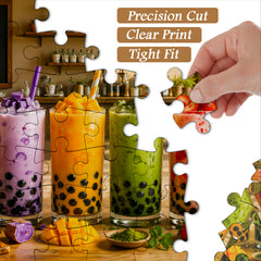 Sunlit Boba Time Jigsaw Puzzle 1000 Pieces