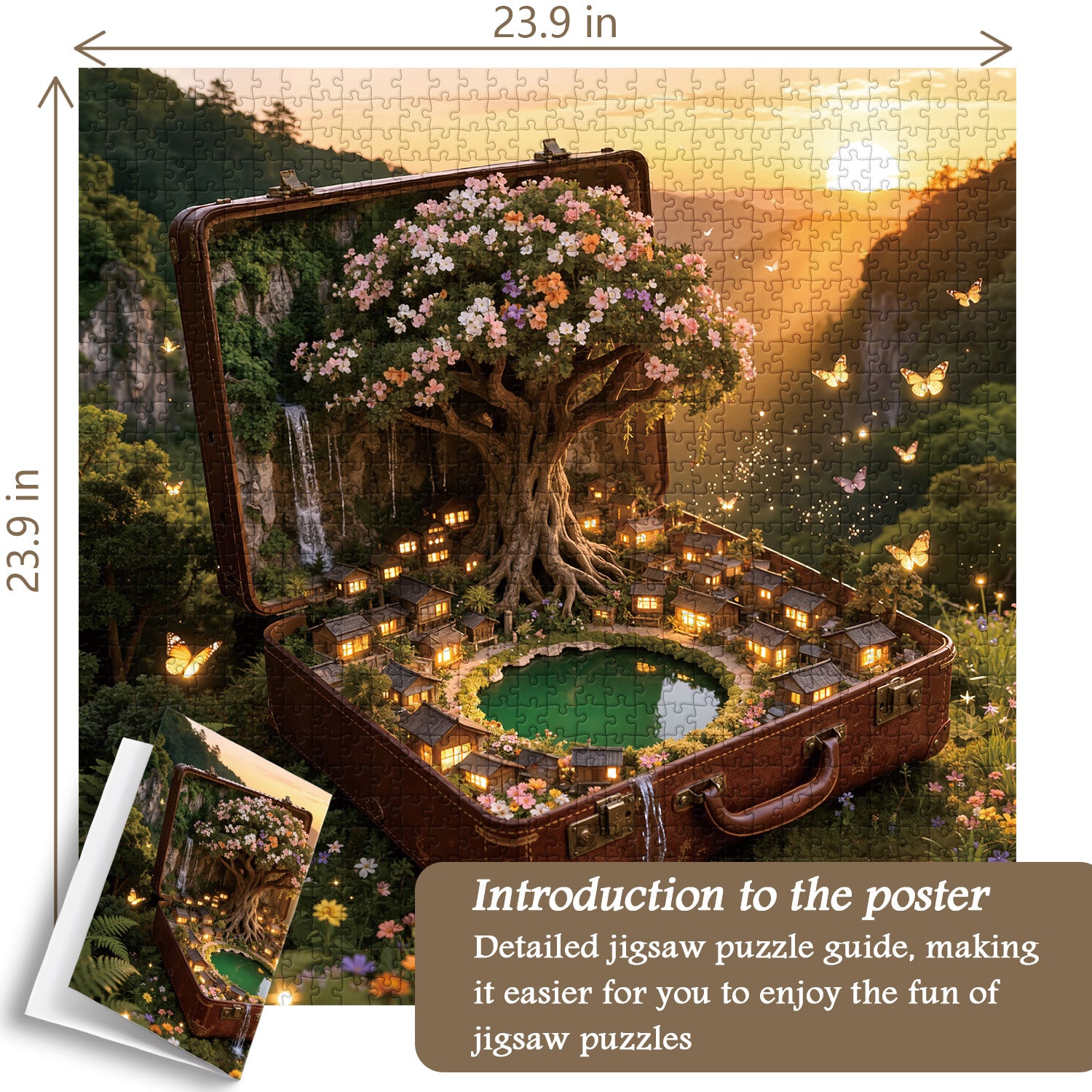 Der Koffer Arcadia Puzzle 1000 Teile