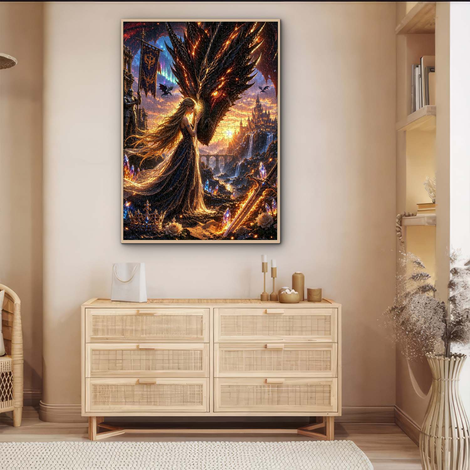 Dragon Dawn Oath Jigsaw Puzzle 1000 Pieces