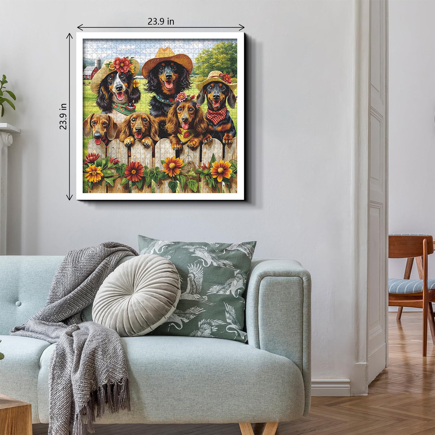 Dackelfamilie Puzzle 1000 Teile