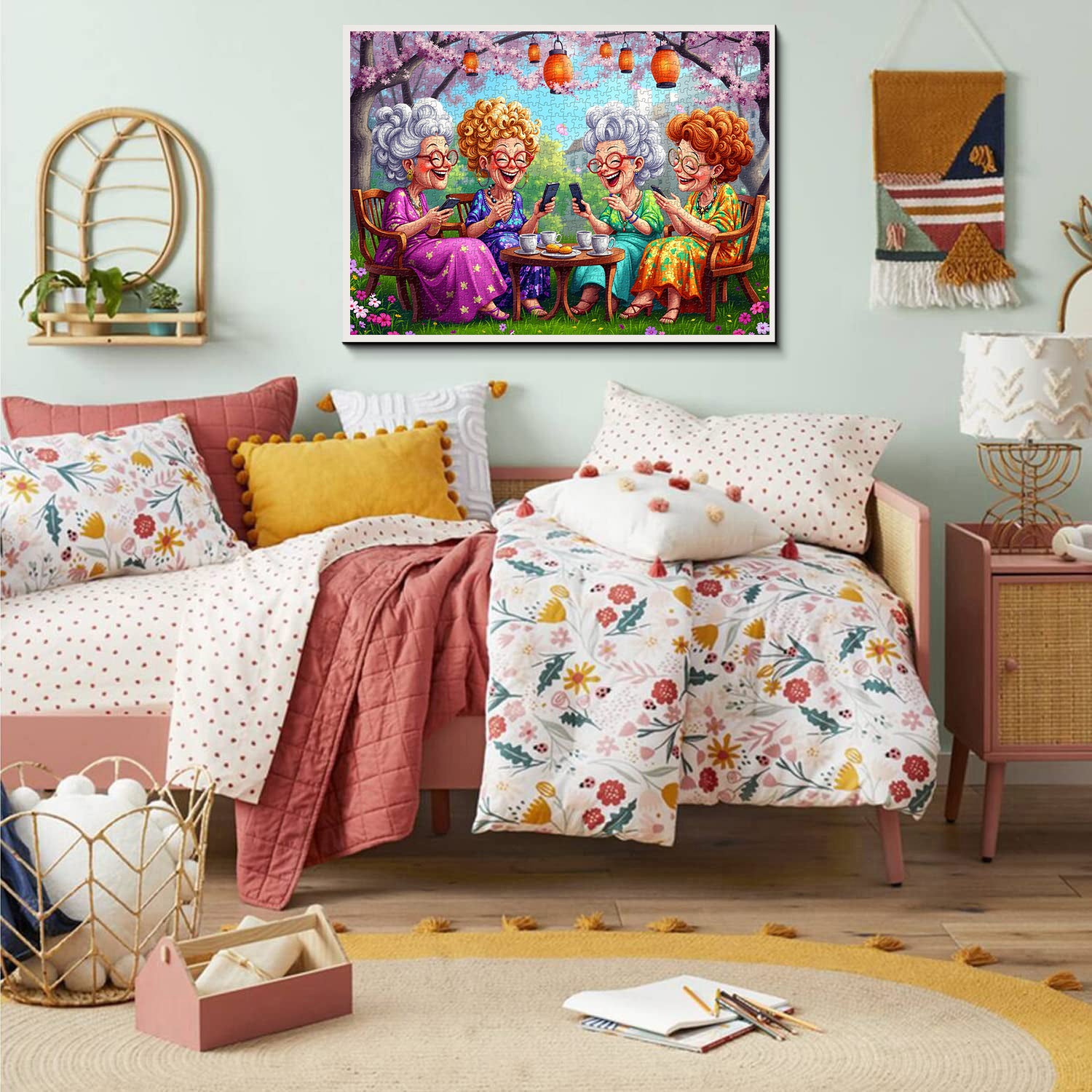 Omas digitales Party-Puzzle 1000 Teile