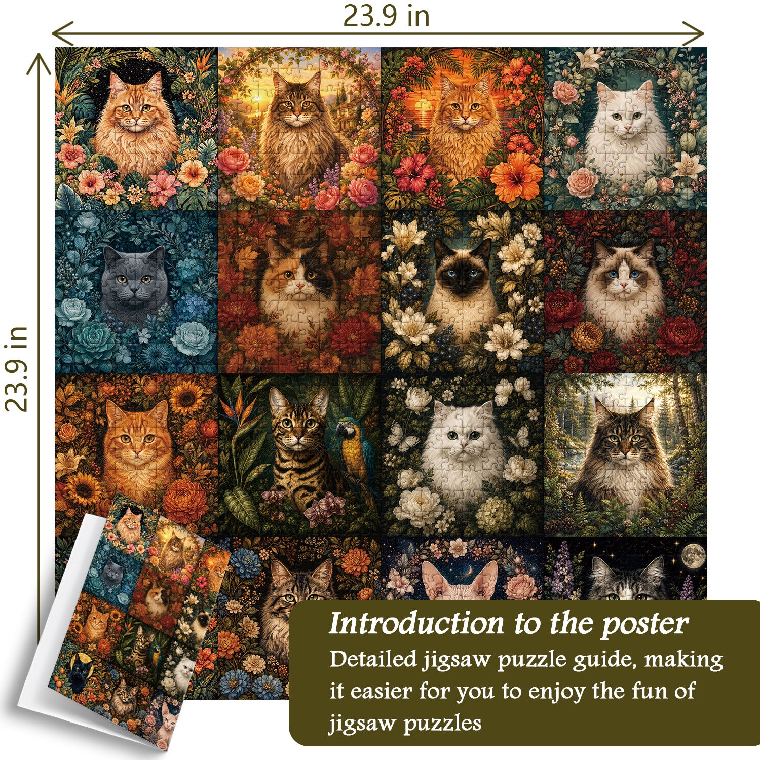 Bloom Cat Codex Puzzle 1000 Teile