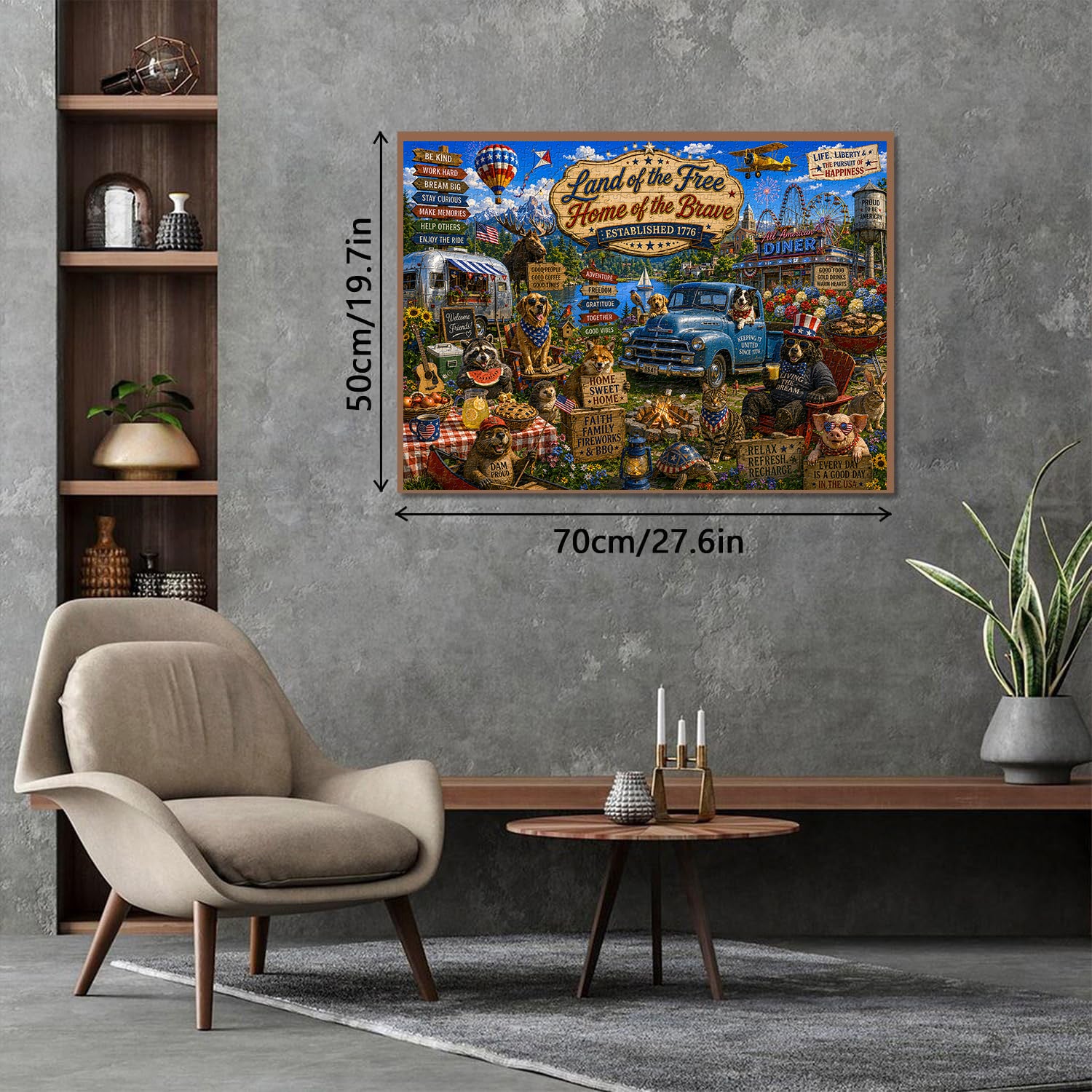 Land der kostenlosen Puzzle 1000 Teile
