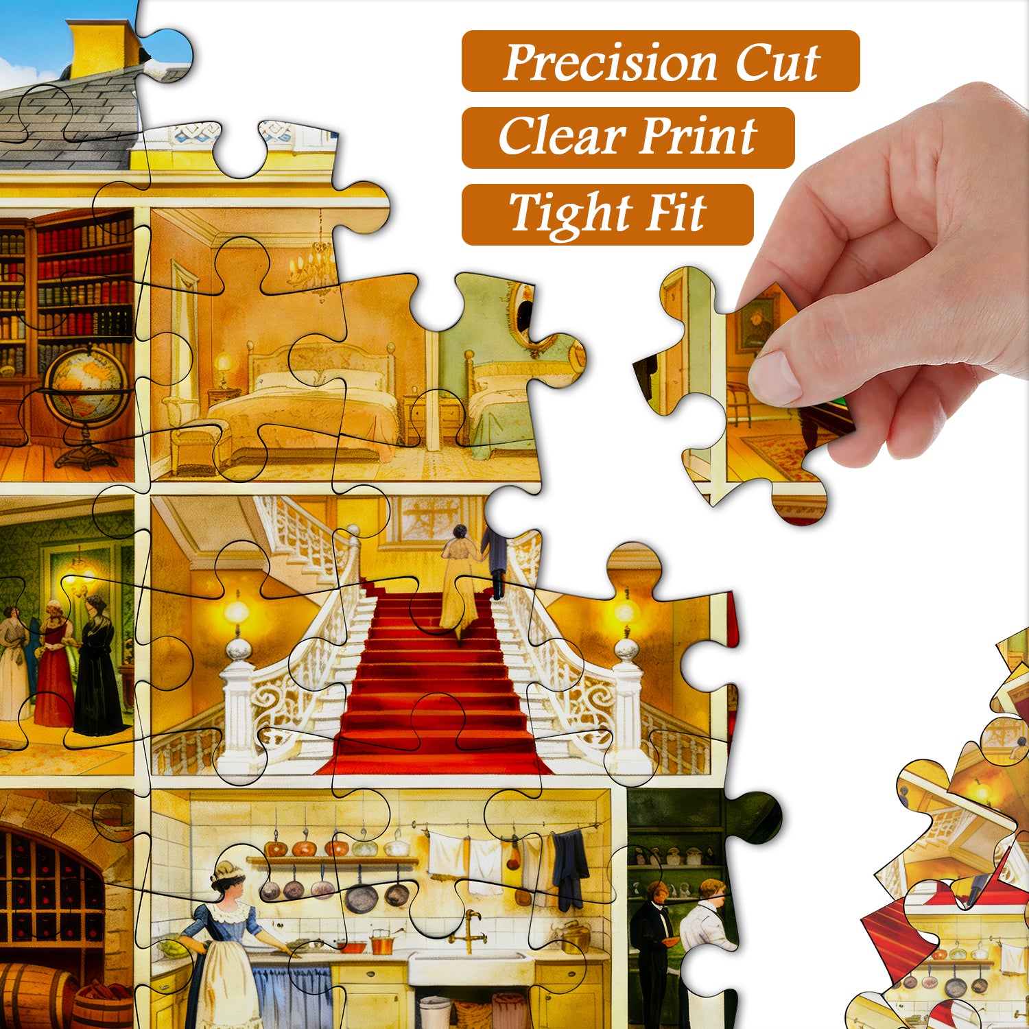 Elegant Manor Life Jigsaw Puzzle 1000 Pieces