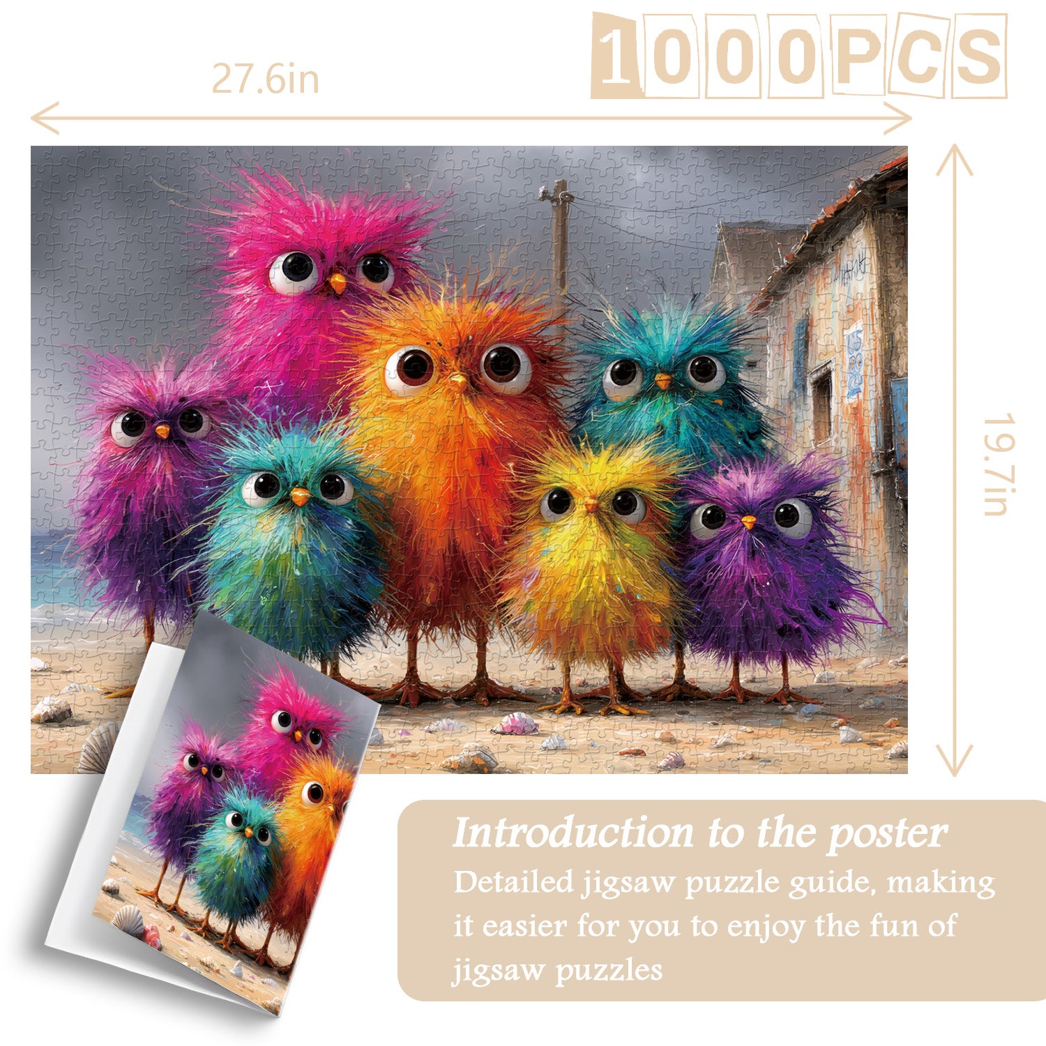 Fluffy Coast Puzzle 1000 Teile