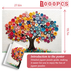 Tree of Button Jigsaw Puzzle 1000 Pieces
