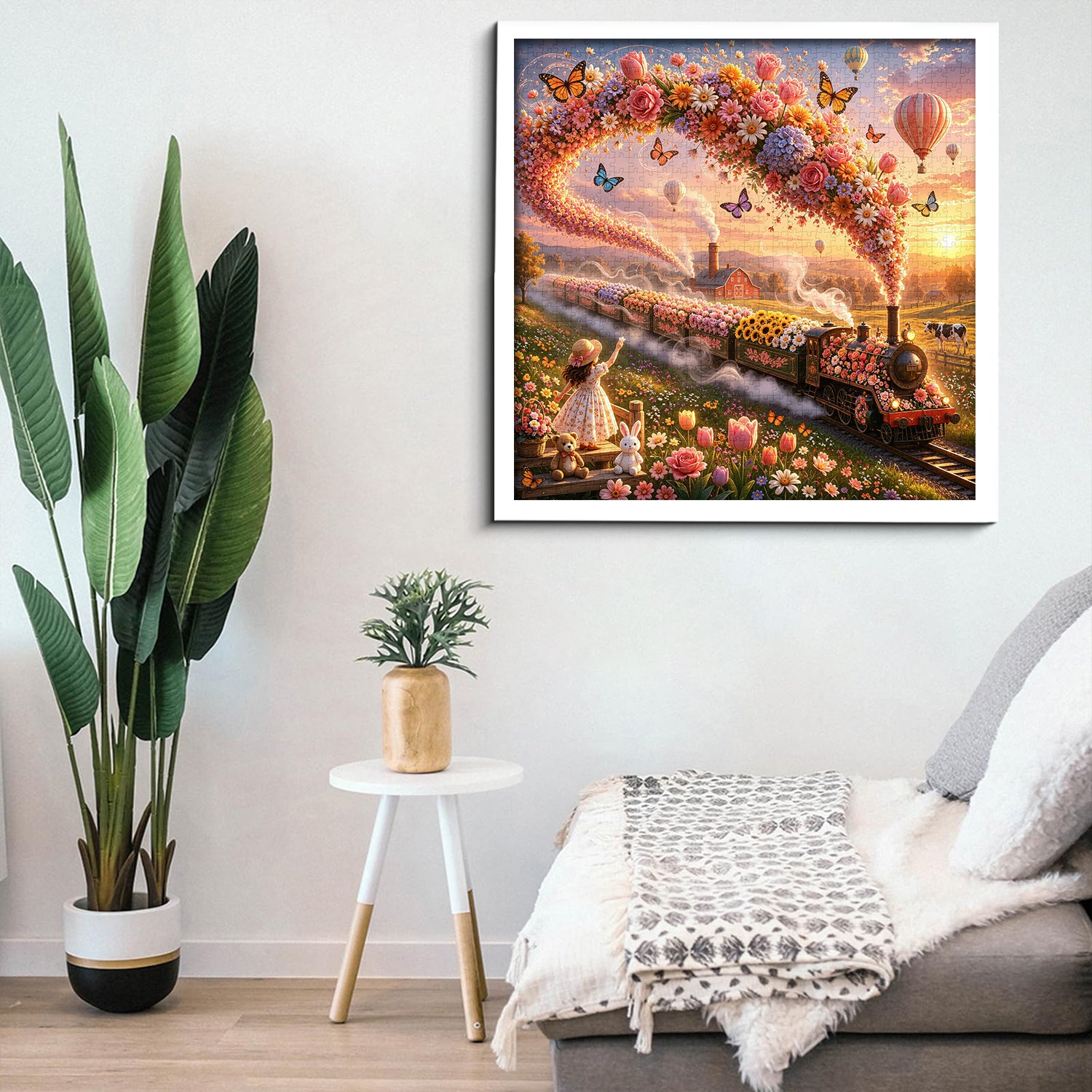 Sunset Bloom Railway Puzzle 1000 Teile