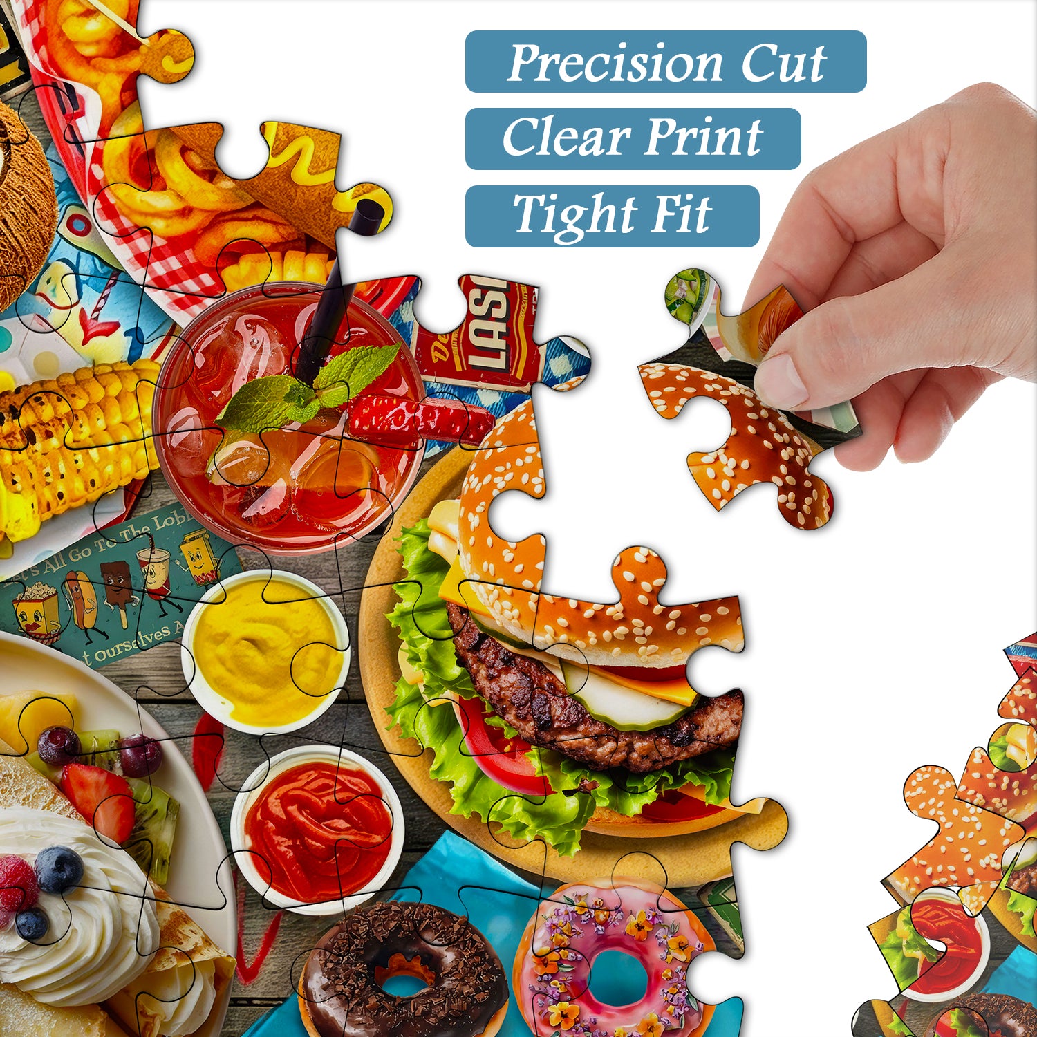 Food Delight Party Puzzle 1000 Teile