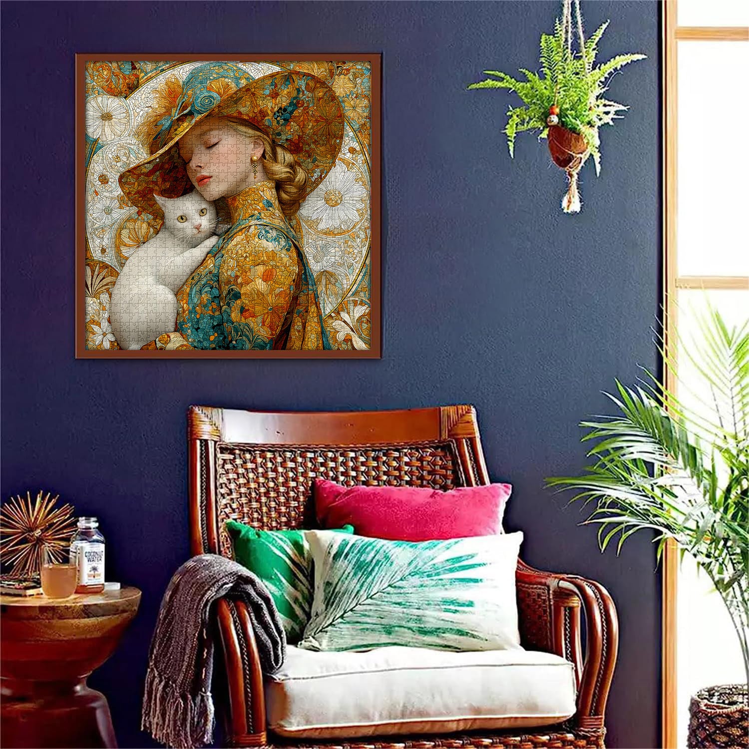 Puzzle mit floraler Eleganz, 1000 Teile