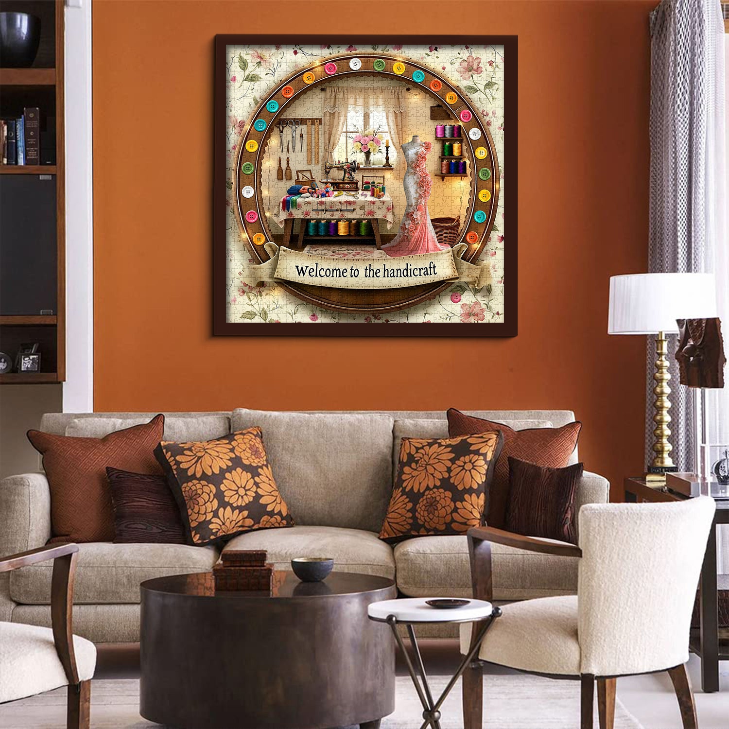 Cozy Sewing Room Jigsaw Puzzle 1000 Pieces