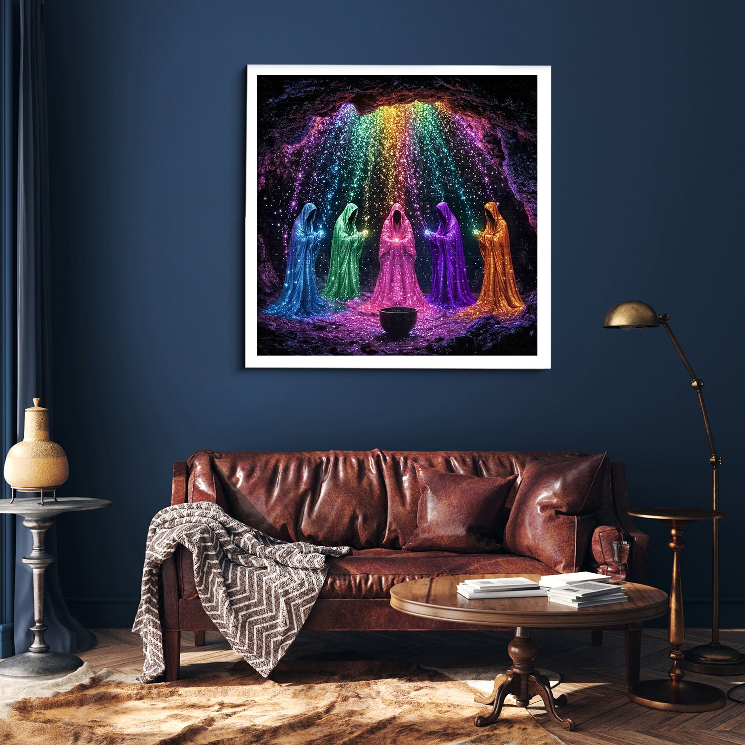 Glowing Cave Mystics Jigsaw Puzzle 1000 Pieces