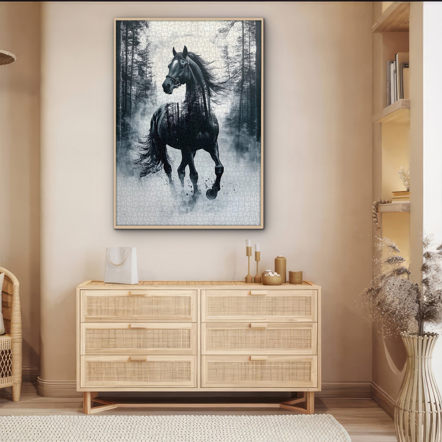 Mondschein-Ross-Puzzle 1000 Teile