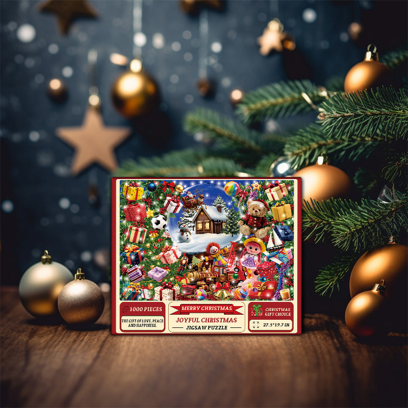 Fröhliche Weihnachtspuzzle 1000 Teile