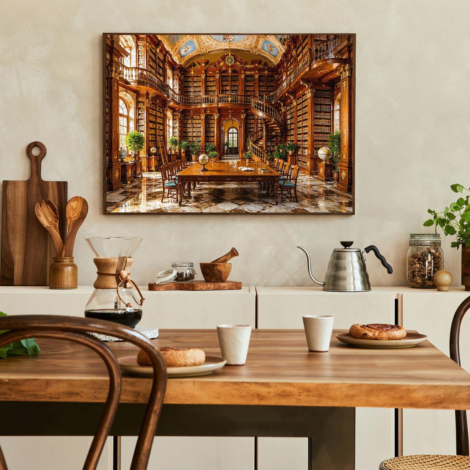 Retro Reading Room Jigsaw Puzzle 1000 Pieces