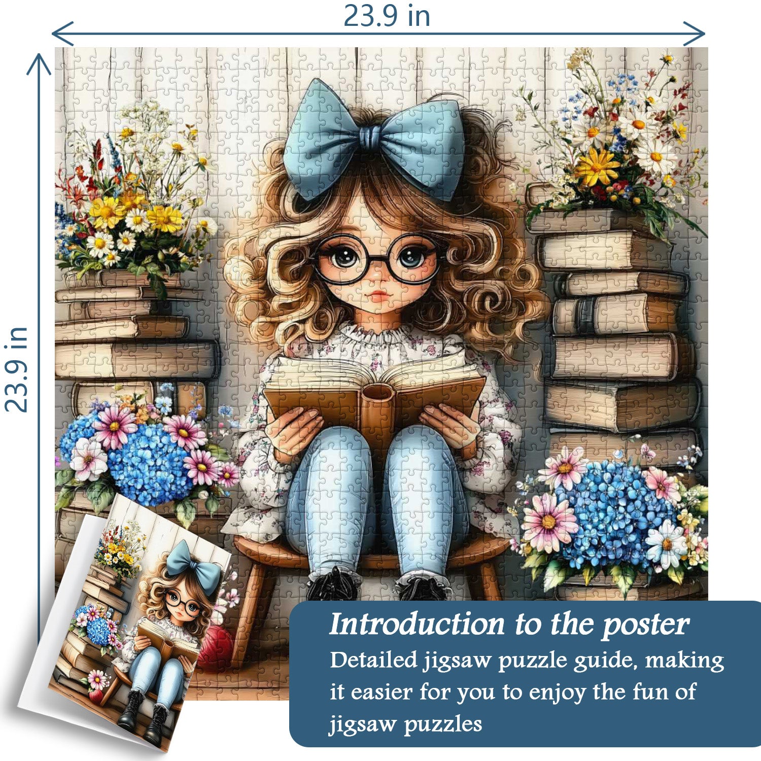 Blumenleser-Puzzle 1000 Teile