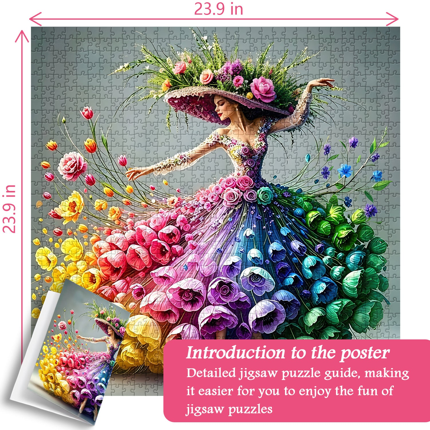 Flower Dancer Jigsaw Puzzle 1000 Pieces