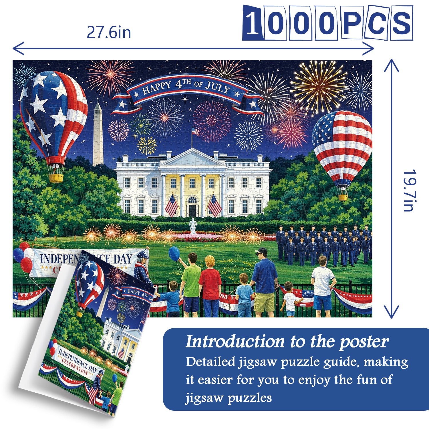 Liberty in Bloom Jigsaw Puzzle 1000 Pieces