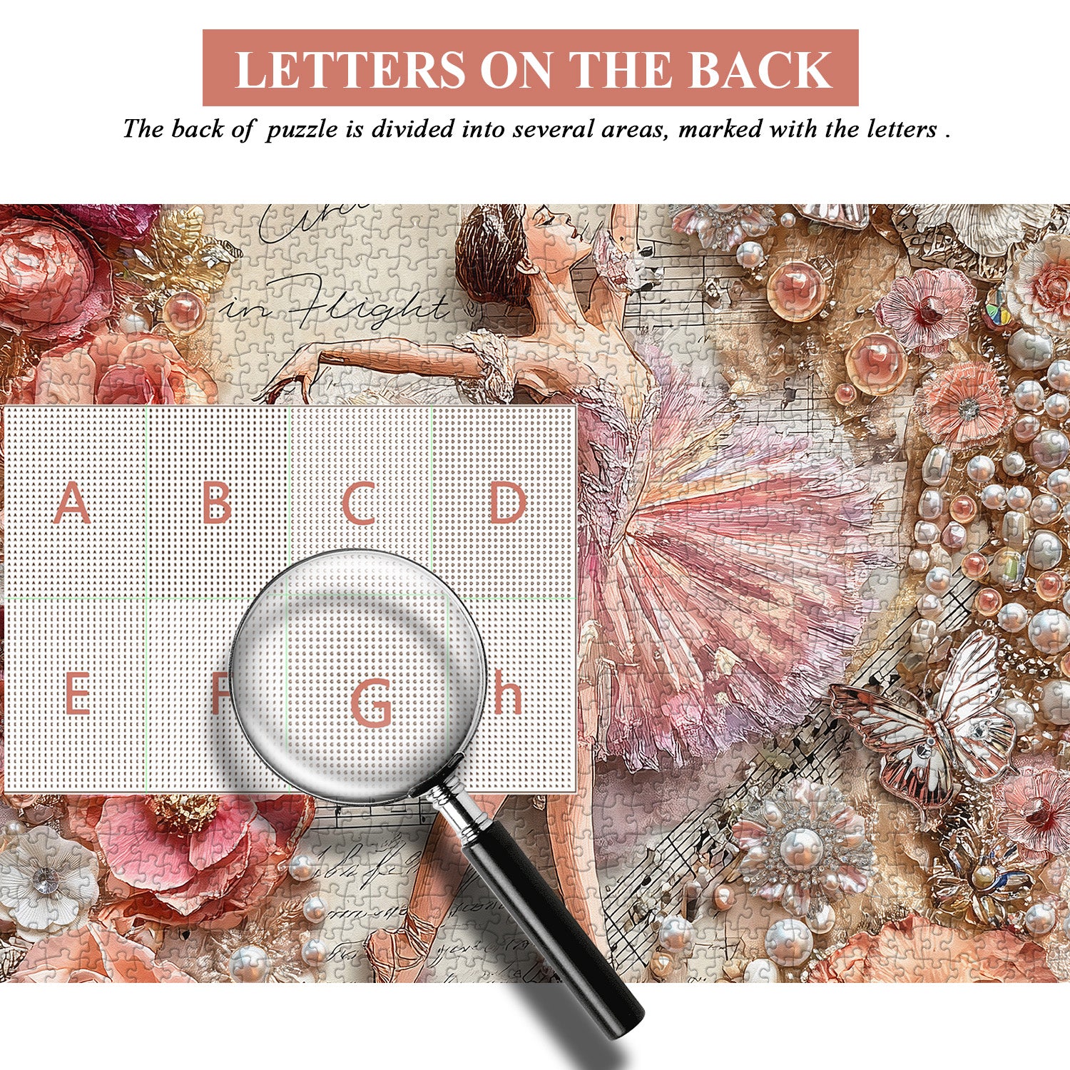 Blumentanz-Grace-Puzzle 1000 Teile